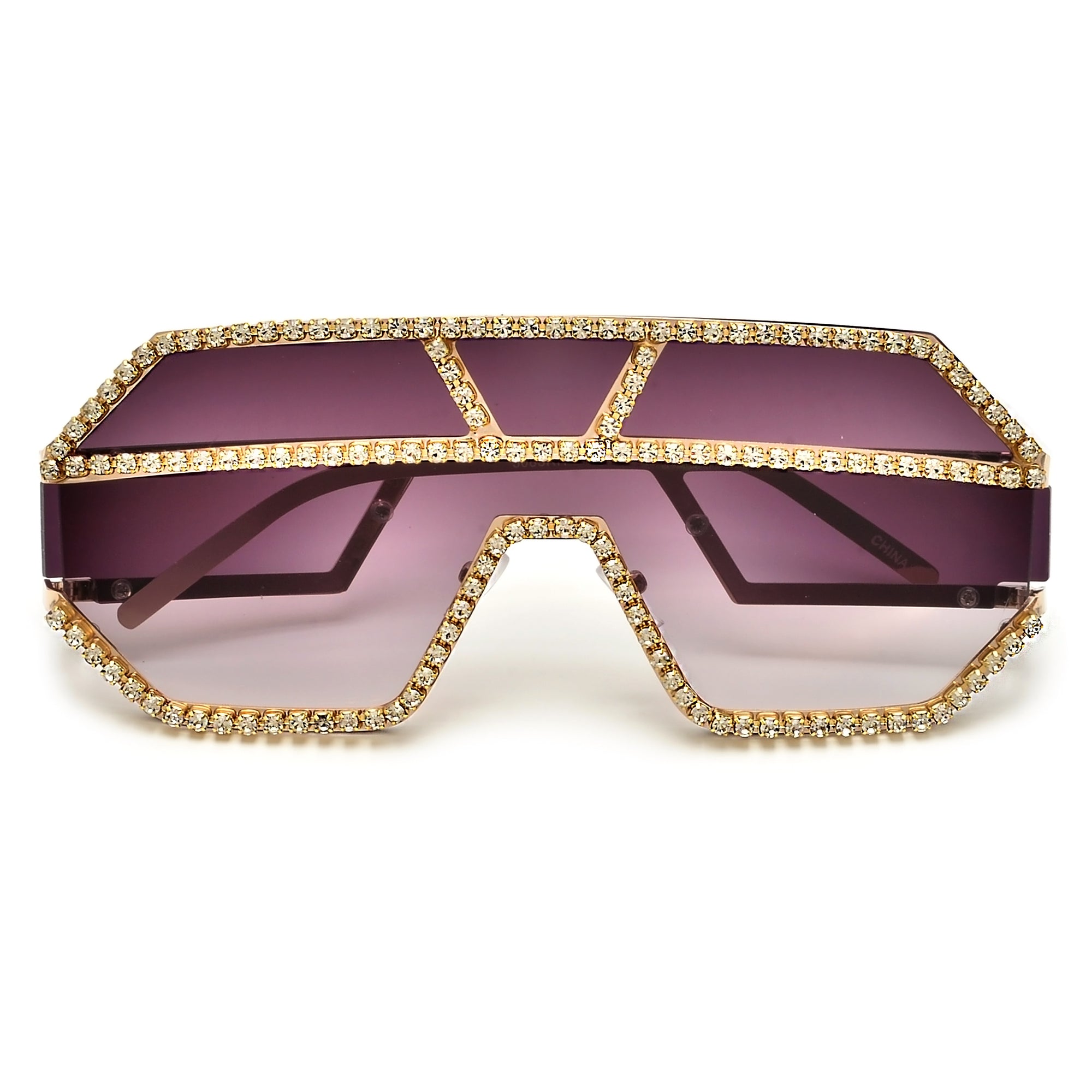 TOTAL VIBE Oversized Square Sunglasses | Quay Australia